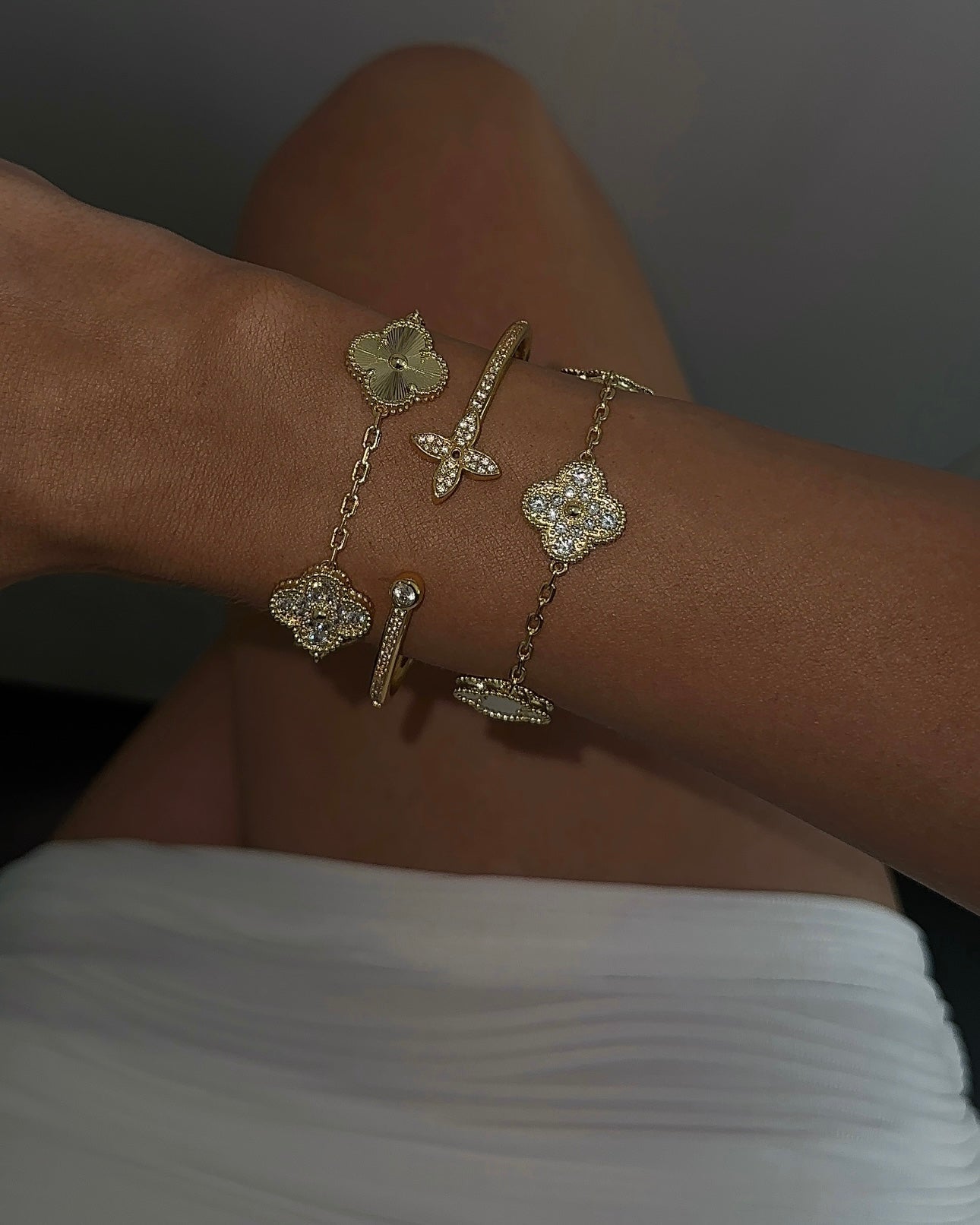 Elarosa Lillie Gold Bilezik