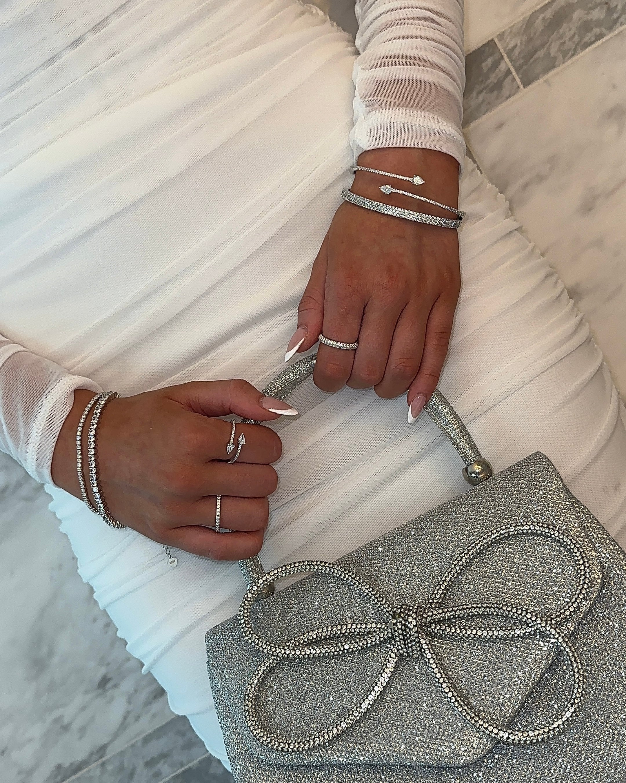 Elarosa Amari Silver Bilezik
