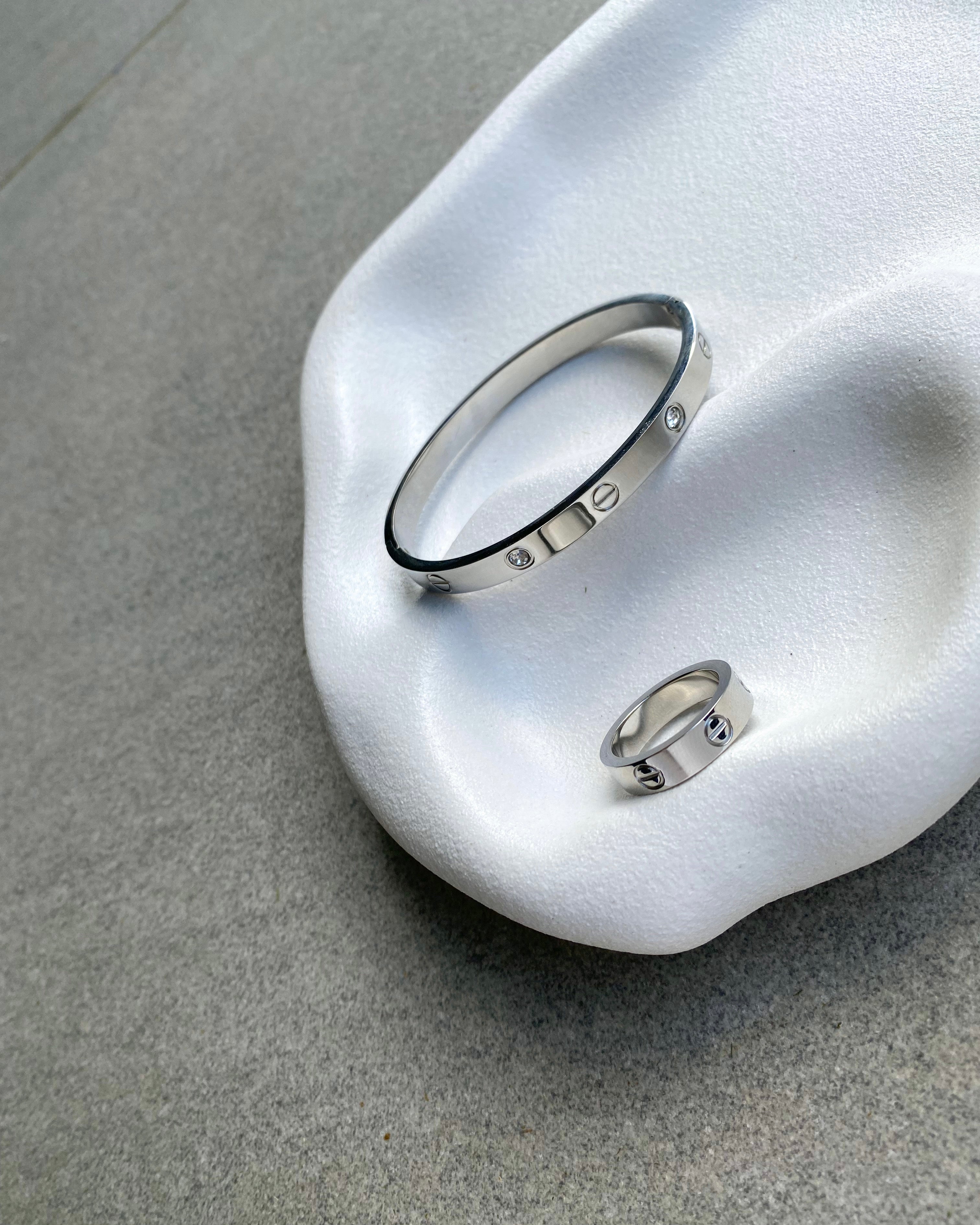 Elarosa Maddison Bangle Silver Bileklik