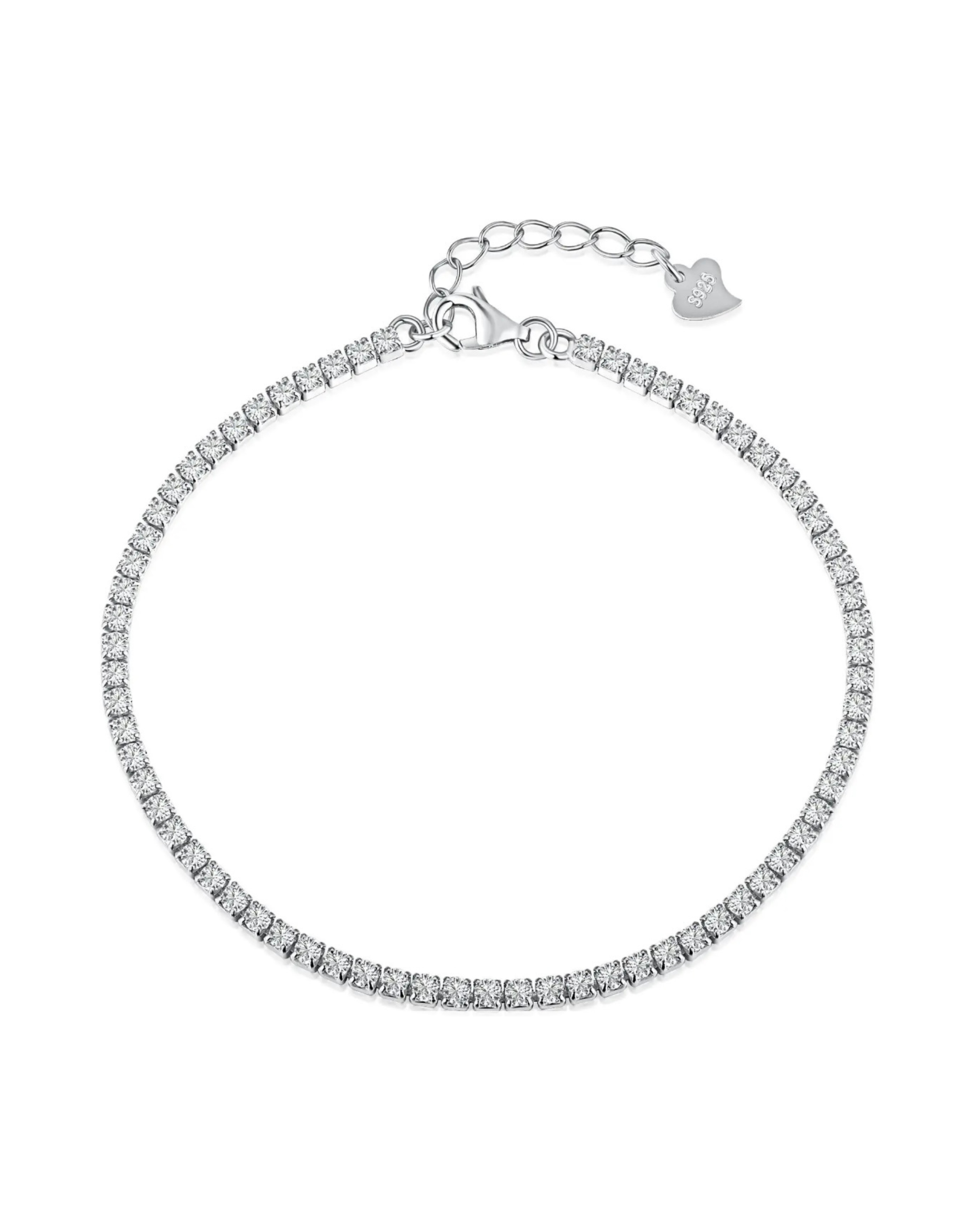 Elarosa Tennis Silver Bileklik