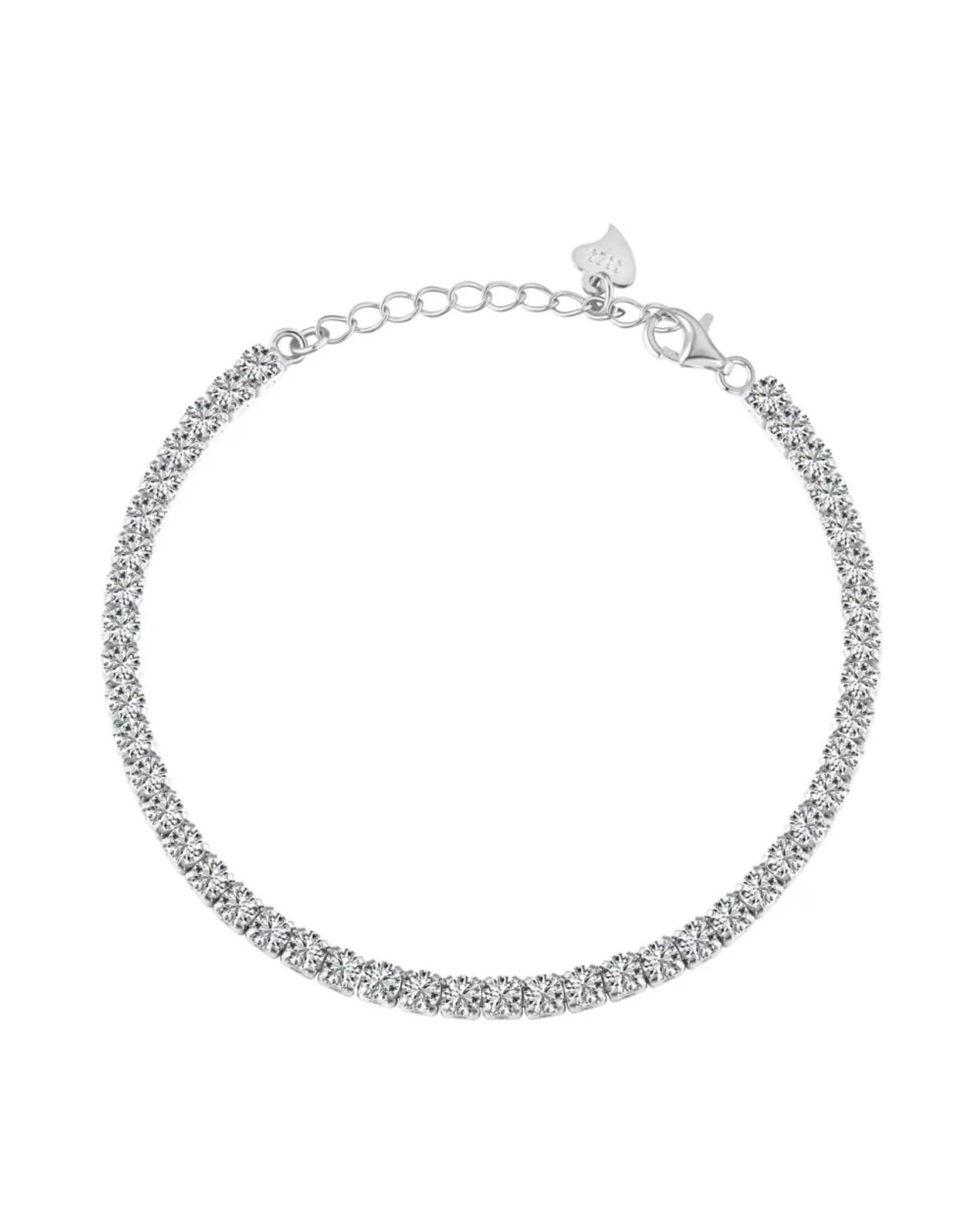 Elarosa Tennis Silver Bileklik