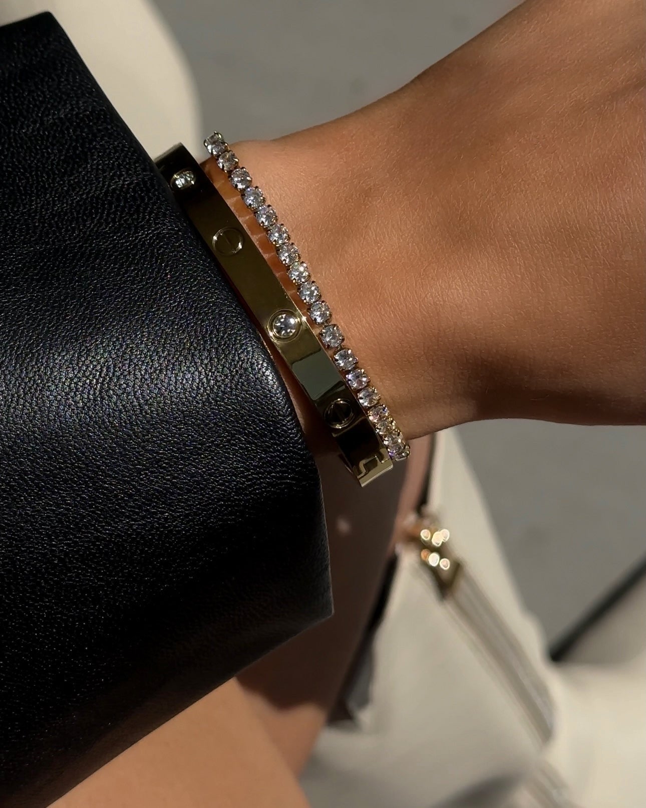 Elarosa Maddison Bangle Gold Bileklik
