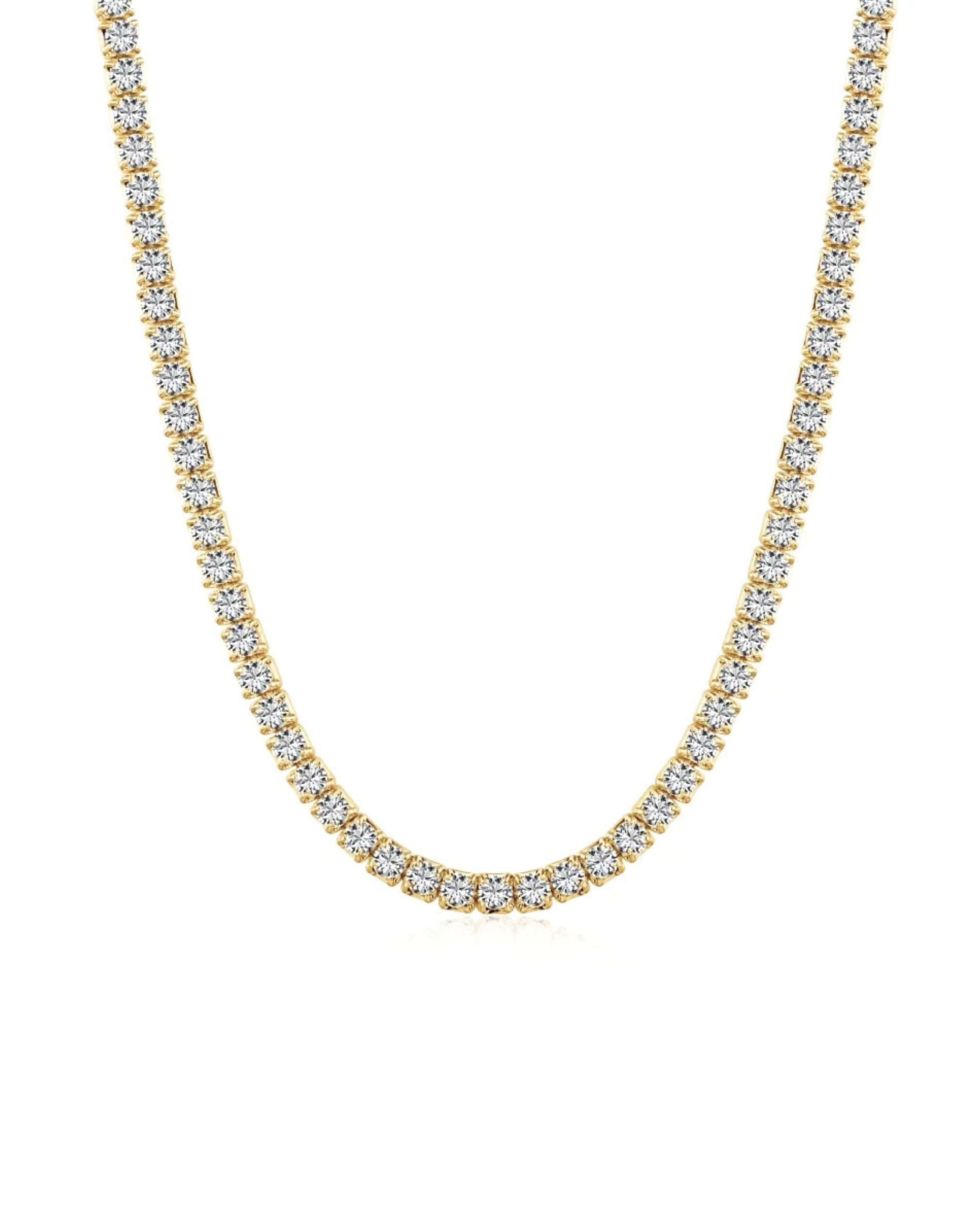Elarosa Tennis Gold Kolye