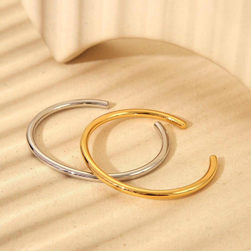 Elarosa Kehlani Cuff Silver Bilezik
