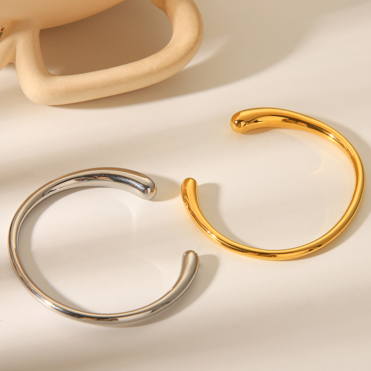 Elarosa Lana Cuff Silver Bileklik